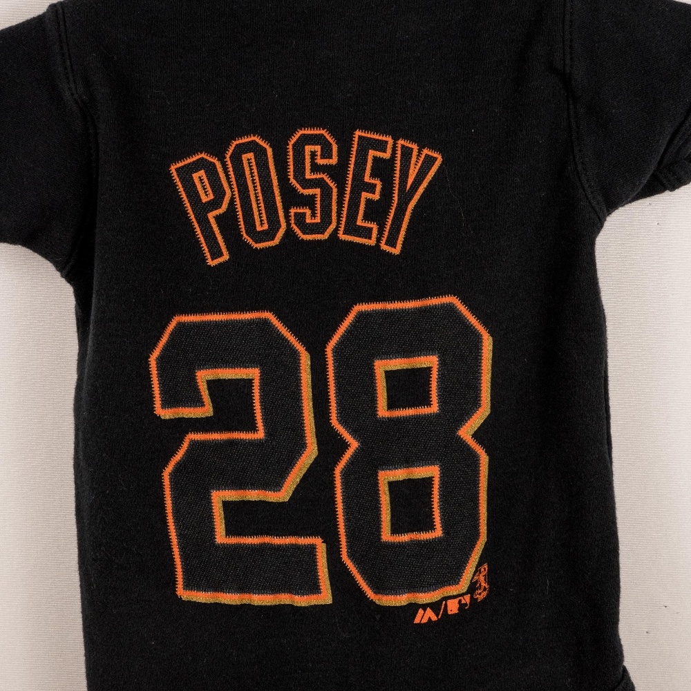 Majestic Giants Buster Posey Onsie 6/9M.